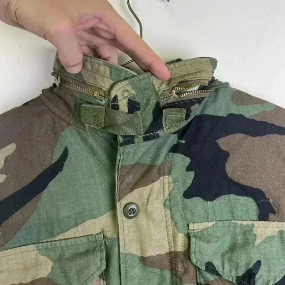 Vintage Camouflage USA Military Jacket - Utility & Style - Picture 5 of 8